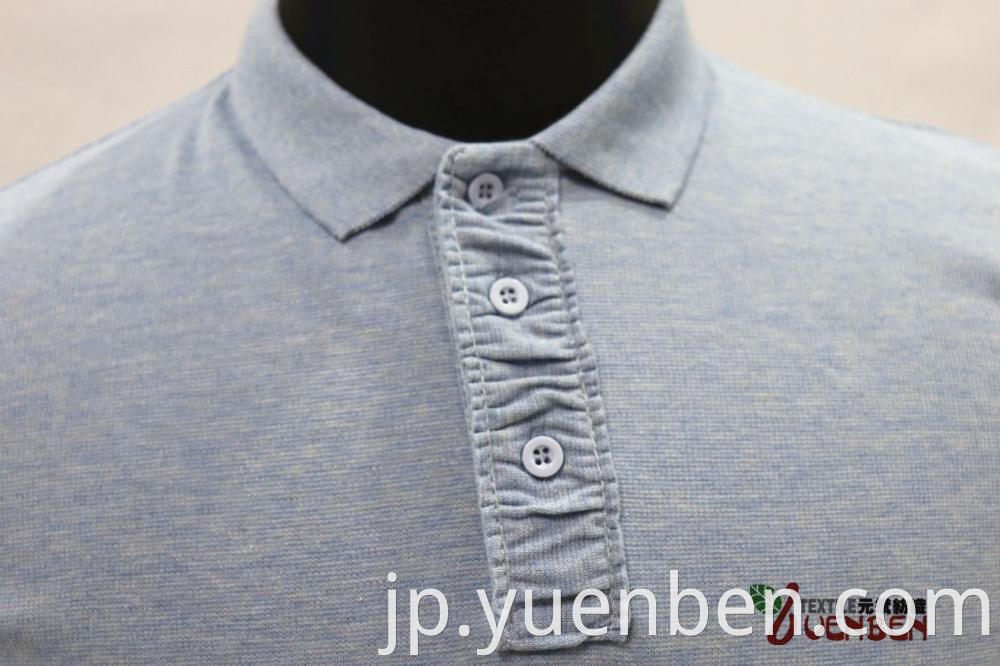 Solid Jacquard Fabric With Wrinkle Placket Men's Shirts